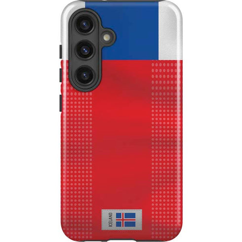 Iceland Soccer Flag Galaxy S25 Impact Case
